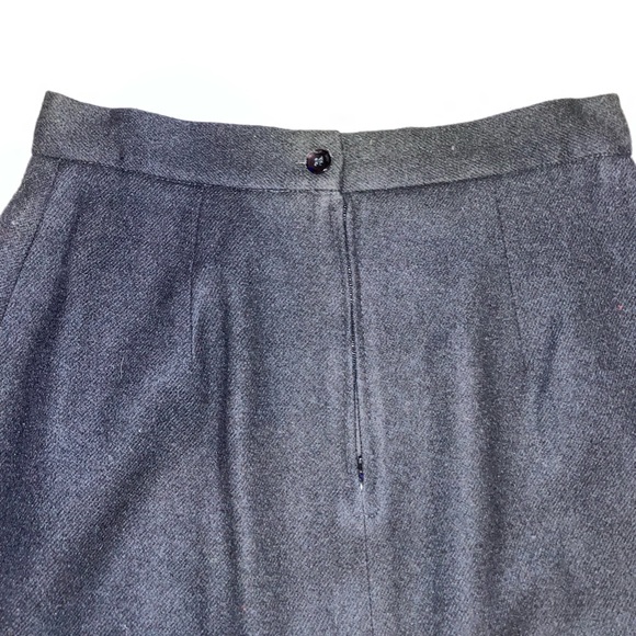 Stephen Douglas Ltd. ladies black midi skirt pure wool size 10 - Picture 5 of 10